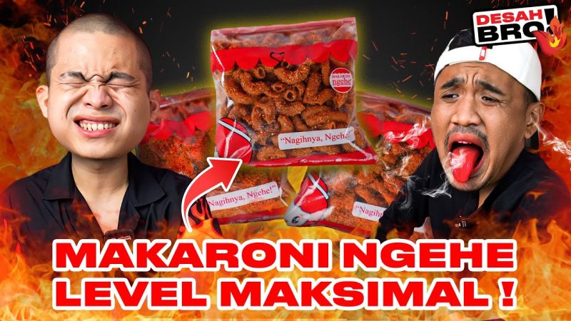 Makaroni Ngehe Level Pedasnya Bikin Ketagihan, Camilan Favorit Anak Muda Pencinta Tantangan