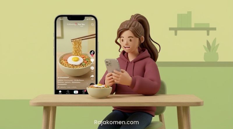 Cara Meningkatkan View TikTok Indomie Saat Video Masih Sepi Penonton