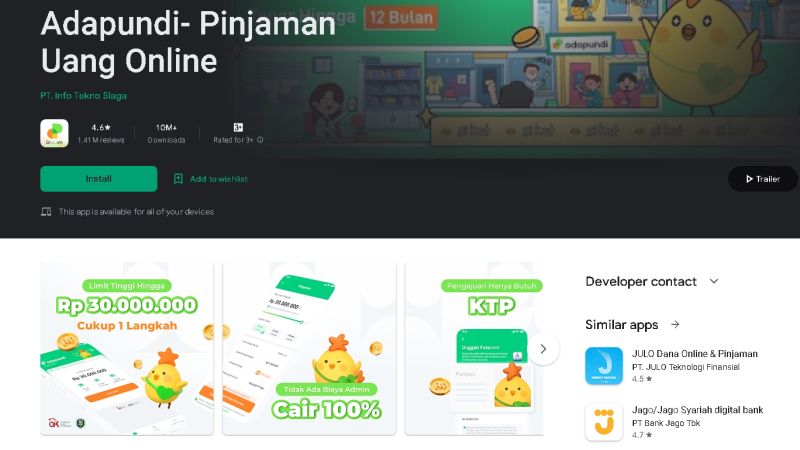 Cara Bayar Cicilan Pinjaman AdaPundi Lewat E-Wallet atau Bank