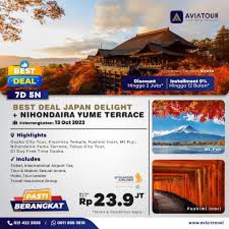 Avia Tour Hadirkan Paket Wisata Jepang 4 Musim, Eksplorasi Tokyo, Kyoto, dan Gunung Fuji dalam Satu Perjalanan
