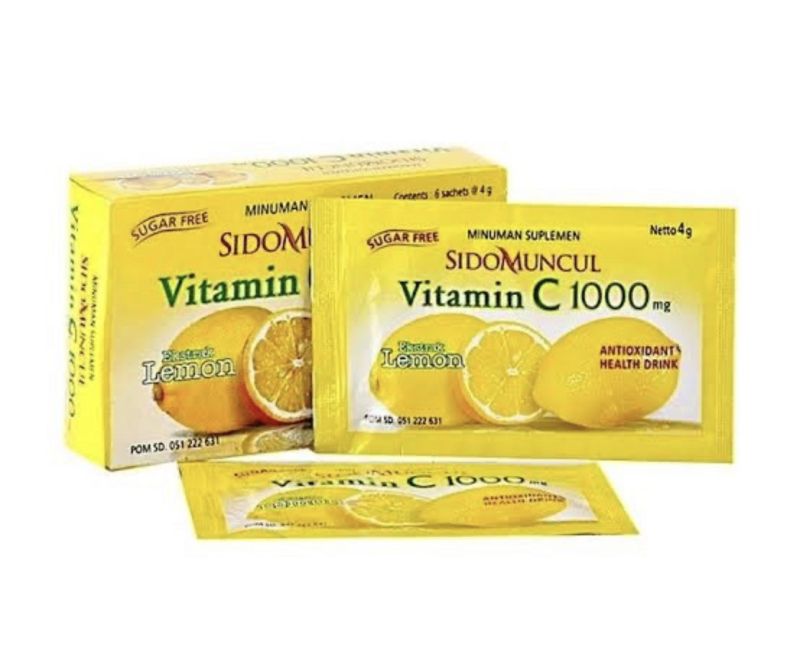 Sidomuncul Vitamin C 1000 mg, Solusi Sehat Harian dari Brand Tepercaya! Jaga Imun Tetap Kuat dengan Ekstrak Herbal Alami