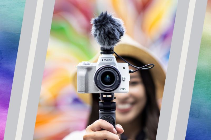 Canon EOS M50 Mark II Kamera Vlogging Favorit dengan Layar Sentuh Fleksibel dan Autofokus Cepat