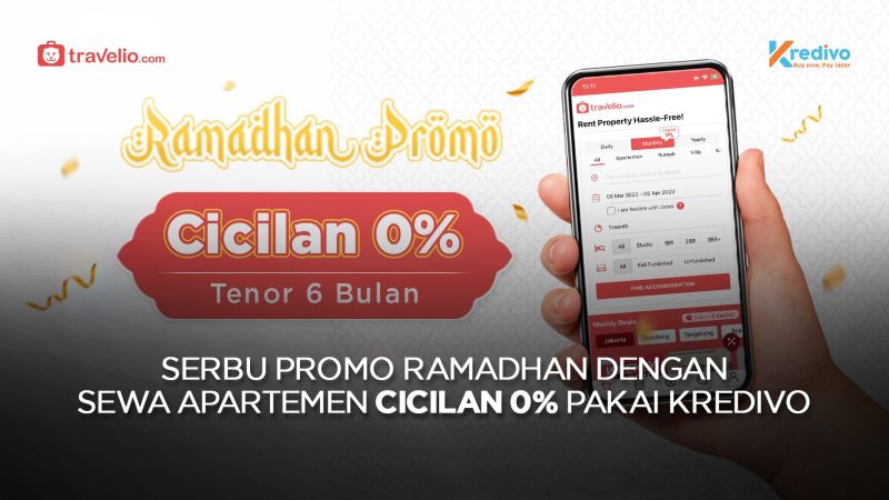 Travelio Hadirkan Opsi Bayar Cicilan Tanpa Kartu Kredit untuk Sewa Apartemen Jangka Panjang