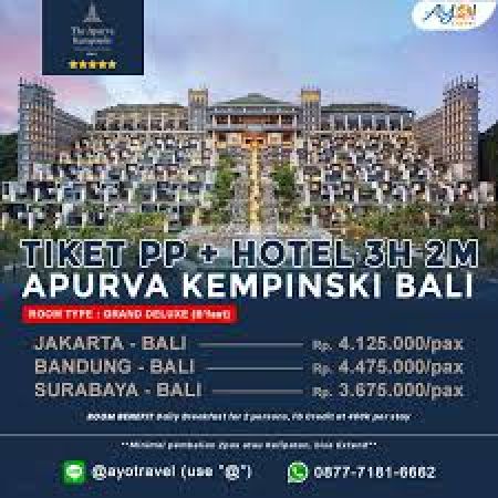 Ayotravel Tawarkan Paket Tiket Pulang Pergi dan Hotel 3 Hari 2 Malam di Bali, Liburan Praktis dan Hemat