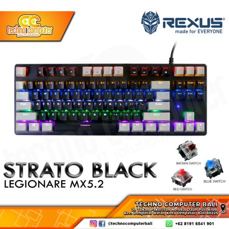 Rexus Legionaire: Keyboard Mekanik Tangguh dengan Harga Terjangkau