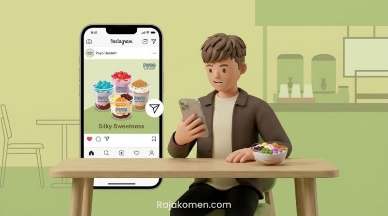 Cara Meningkatkan Share Instagram Puyo Desserts Saat Postingan Masih Jarang Dibagikan