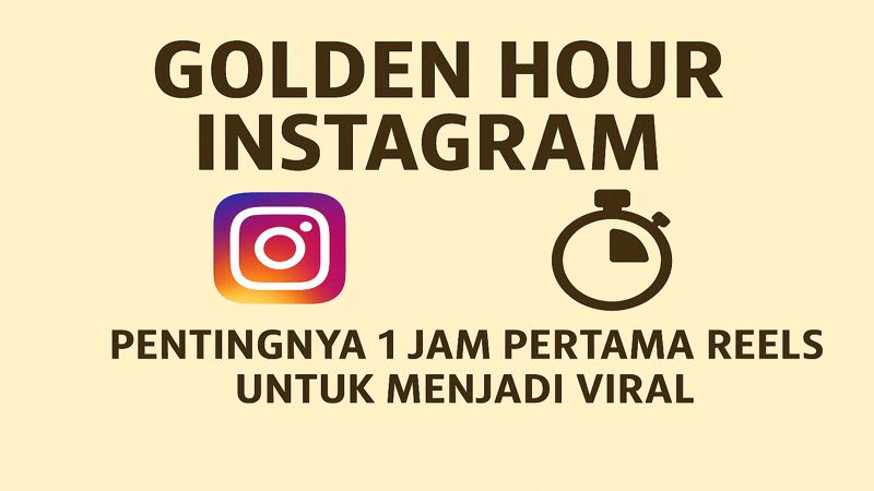 Golden Hour Instagram: Pentingnya 1 Jam Pertama Reels untuk Menjadi Viral