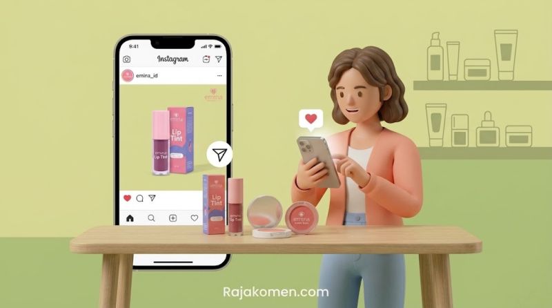 Cara Meningkatkan Like Instagram Emina Saat Konten Makeup Kurang Mendapat Respons