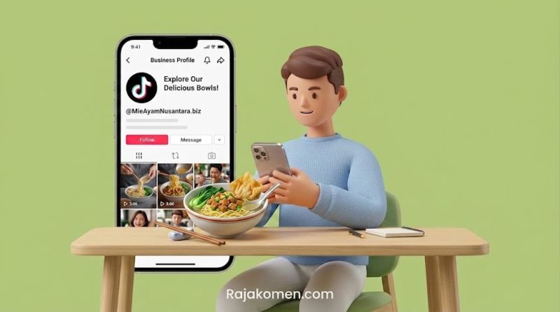 Trik TikTok Membuat Bisnis Mie Ayam Lebih Menonjol