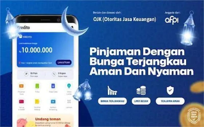 Bunga Terjangkau, Aman, dan Nyaman Bersama Kredito