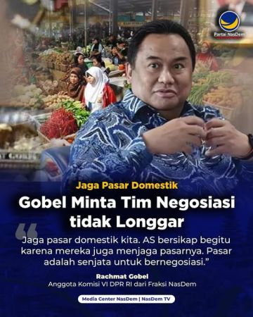 Rachmat Gobel Ingatkan Pemerintah: Jangan Korbankan Industri Lokal Demi Tekanan Dagang Asing