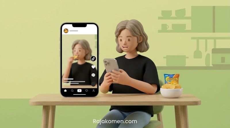 Cara Meningkatkan Komentar TikTok Chitato Saat Video Belum Banyak Mendapat Respons