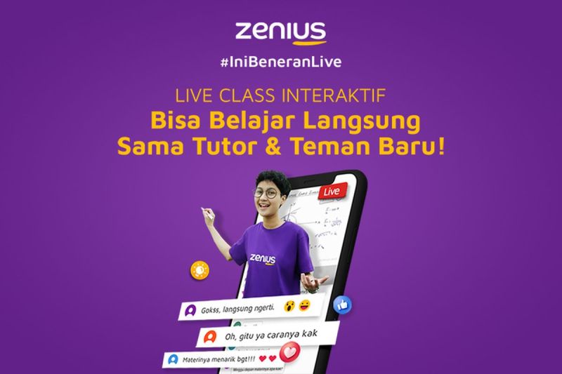 Zenius Bimbel Online Terpercaya dengan Metode Interaktif dan Materi Lengkap