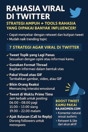 Rahasia Viral di Twitter: Strategi Ampuh + Tools Rahasia yang Dipakai Banyak Influencer!