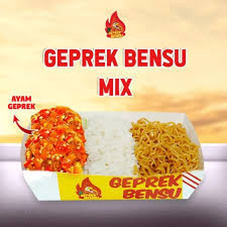 Geprek Bensu Geprek Geprek Mix, Pilihan Anak Muda yang Mau Coba Semua Rasa Sekaligus