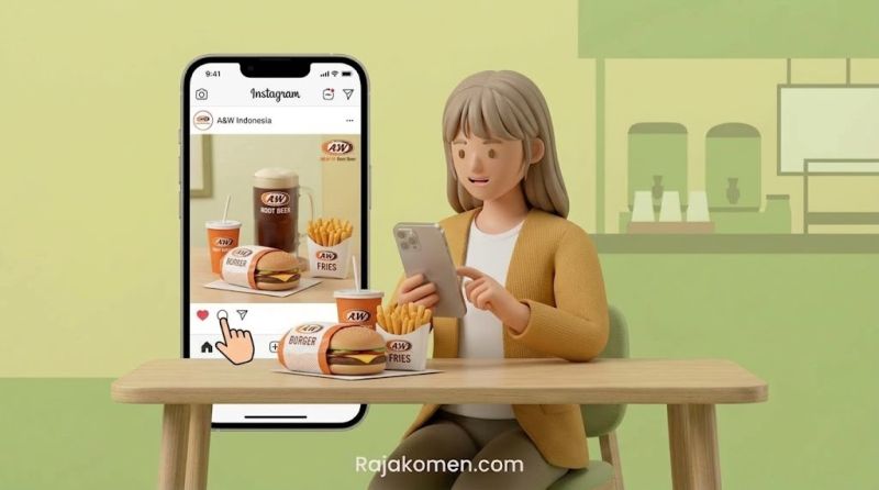 Cara Meningkatkan Like Instagram A&W Indonesia Saat Respons Pengguna Masih Rendah