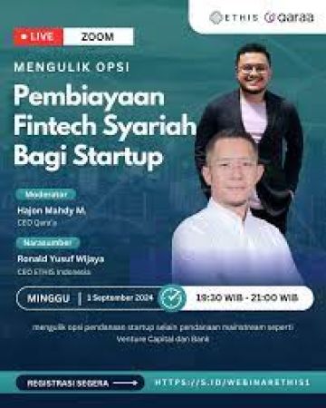 Pembiayaan Fintech Syariah untuk Startup? Ethis Punya Jawabannya!