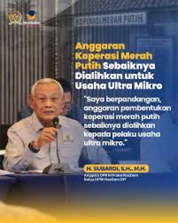 Subardi dari NasDem Dorong Akselerasi Digitalisasi UMKM Lewat Kolaborasi Pemerintah dan Swasta