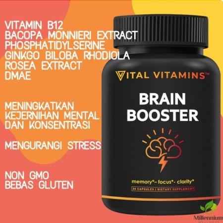 Hemaviton Brain Booster untuk Fokus dan Daya Ingat! Teman Setia Pelajar, Mahasiswa, dan Profesional Aktif