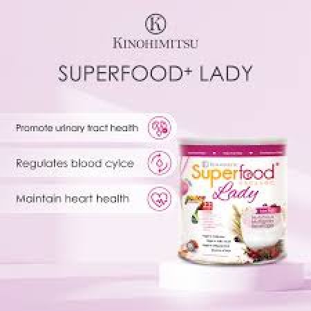 Kinohimitsu Superfood Lady, Formula Nutrisi Khusus Wanita Aktif yang Ingin Sehat, Bertenaga, dan Glowing